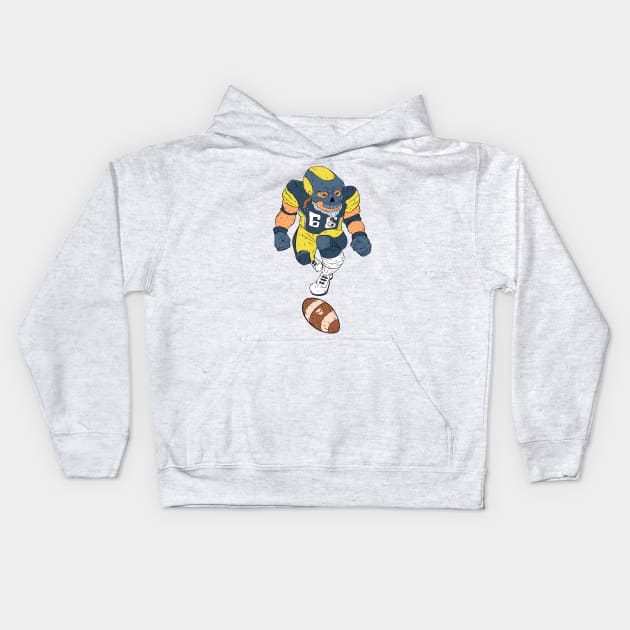 American Football Kids Hoodie by vanpaul54